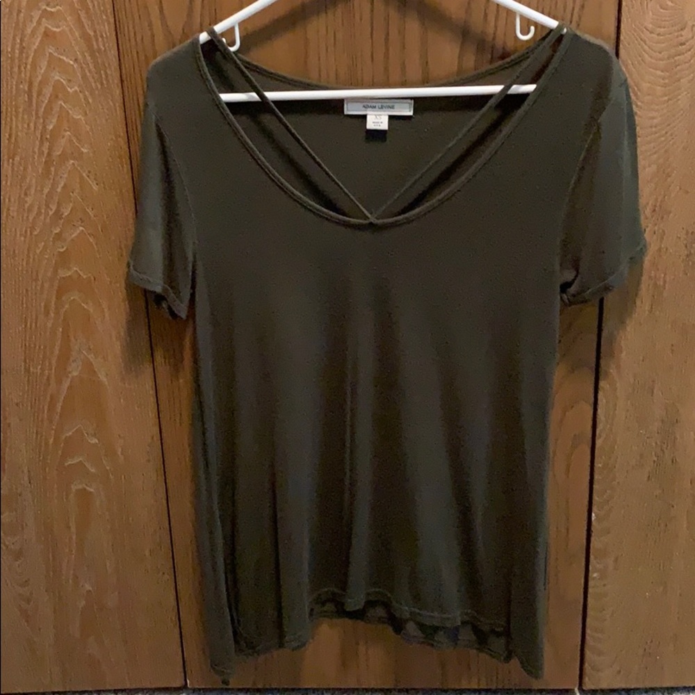 Adam Levine T-shirt. Hunter Green color.